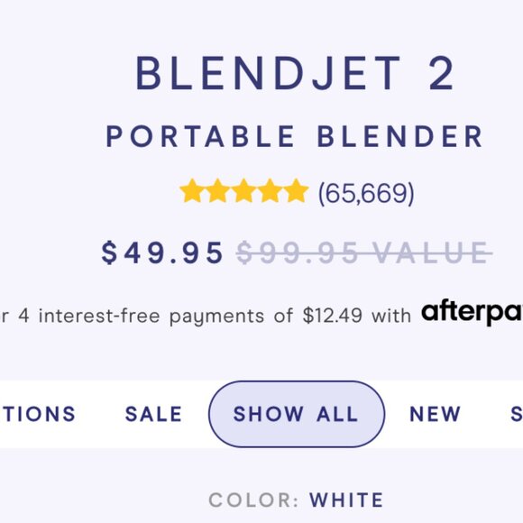 Blendjet Mini Blender Portable - Picture 3 of 4